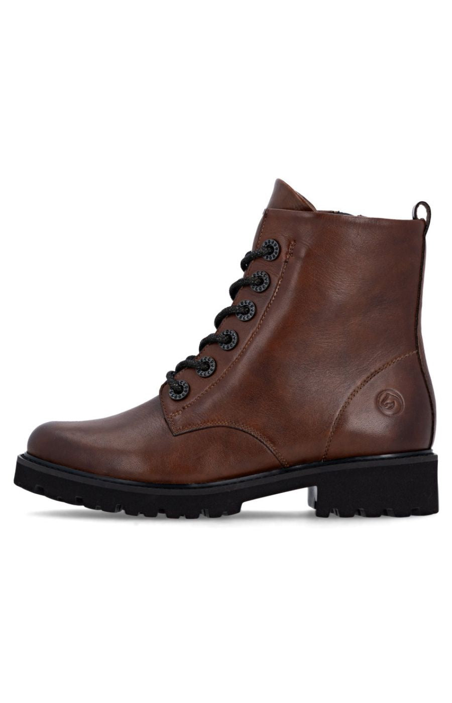 Remonte Sparkle Lace Boots in Brown