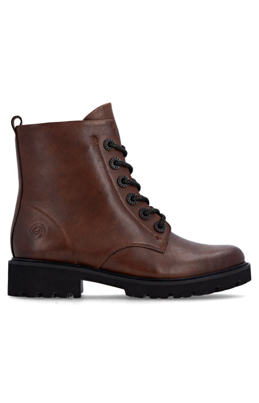 Remonte Sparkle Lace Boots in Brown