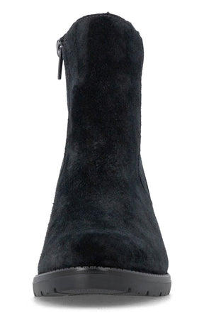 Remonte Suede Boot in Black 