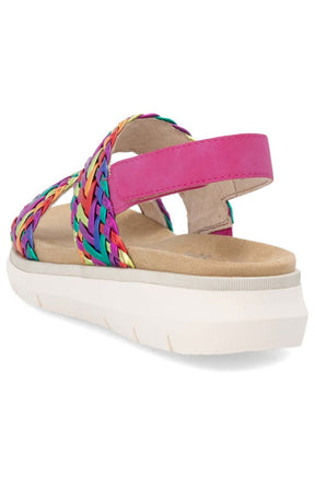 Remonte Woven Strap Sandal in Multi
