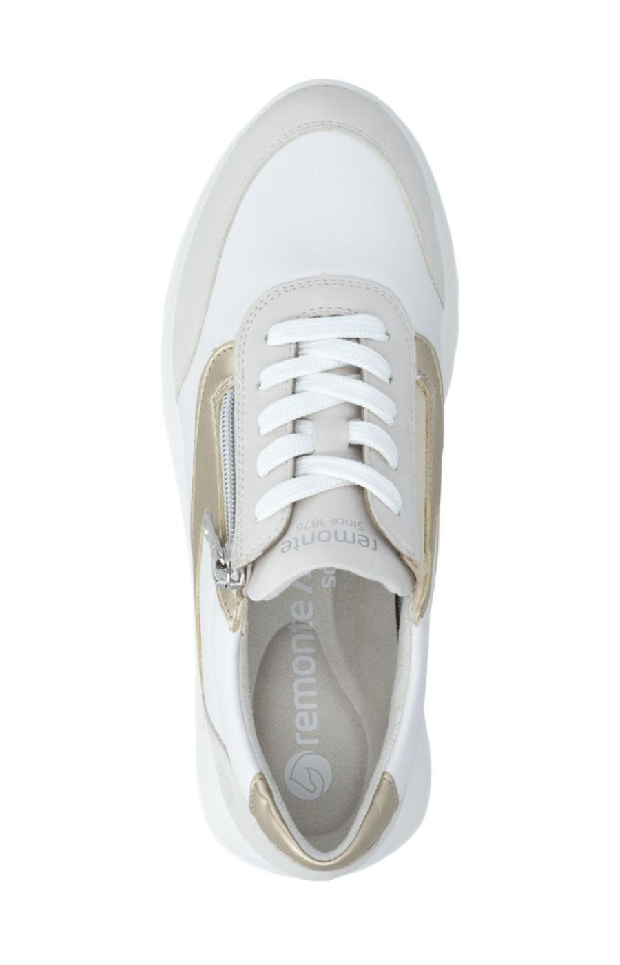 Remonte Zip Trainer in Beige 