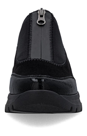 Remonte Zip Trainers in Black