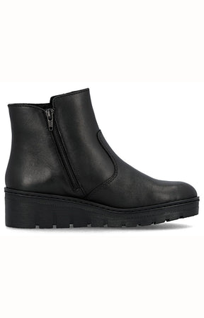 Rieker Ankle Boot in Black
