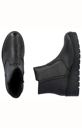 Rieker Ankle Boot in Black