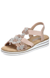 Rieker Beige Diamante Sandal 