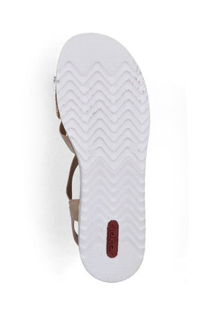 Rieker Beige Diamante Sandal 