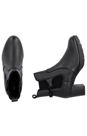 Rieker Braided Detail Boot in Black 