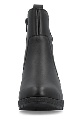 Rieker Braided Detail Boot in Black 