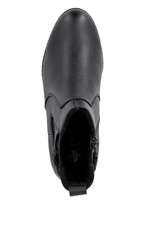 Rieker Braided Detail Boot in Black 