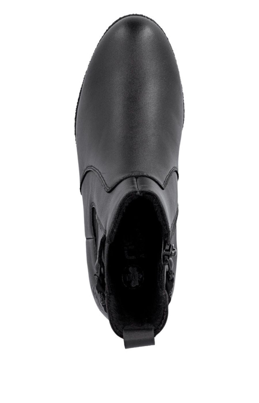 Rieker Braided Detail Boot in Black 