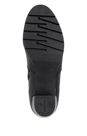 Rieker Braided Detail Boot in Black 
