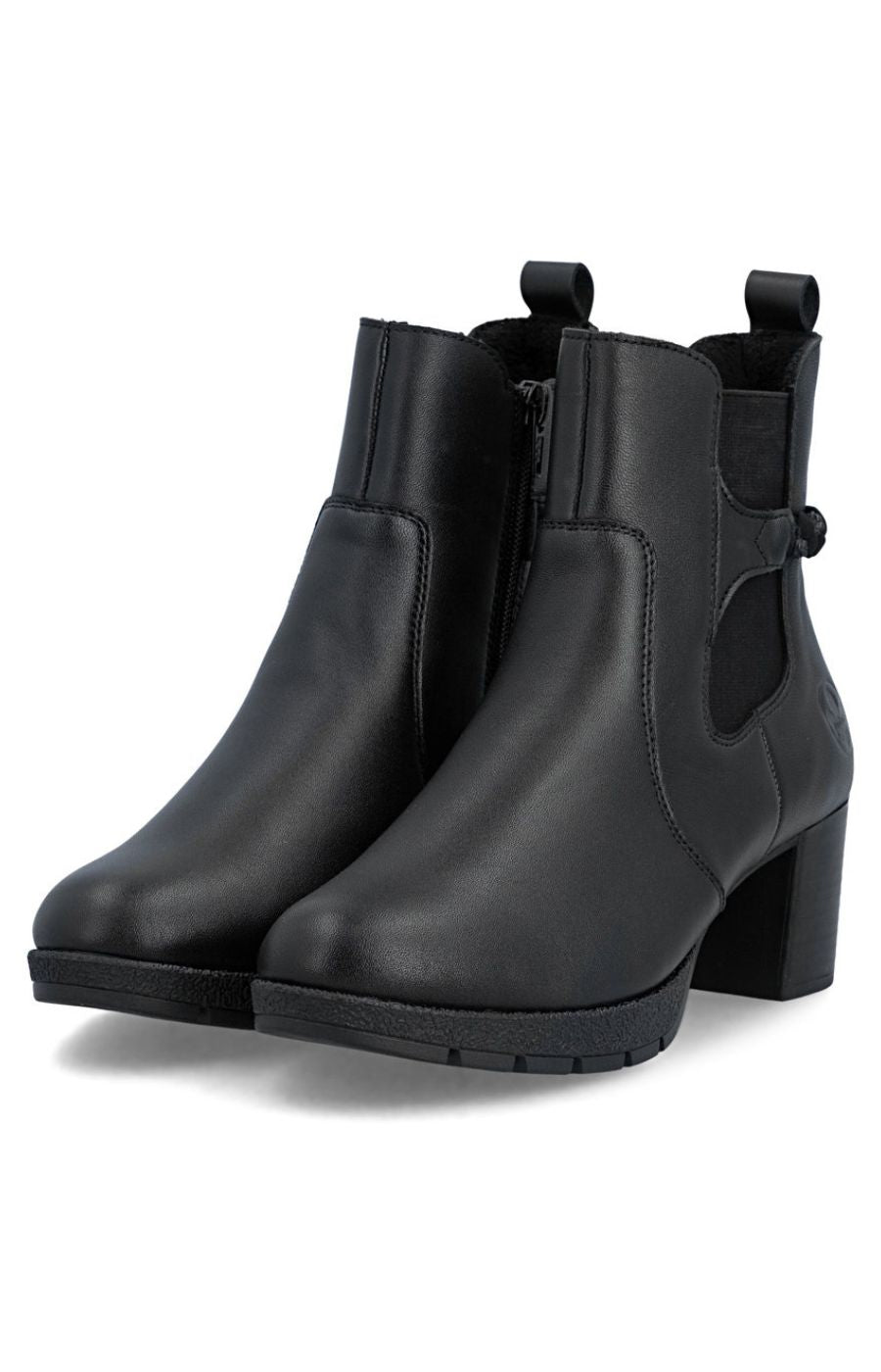 Rieker Braided Detail Boot in Black 