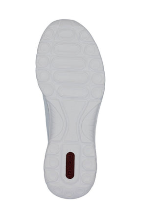 Rieker Braided Side Trainer in White