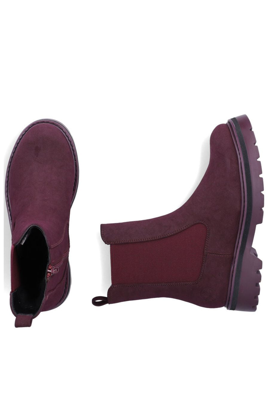 Rieker Chelsea Boot in Wine 