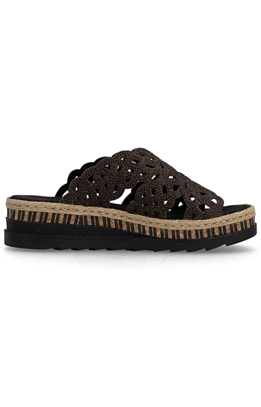 Rieker Diamante Mule in Brown 