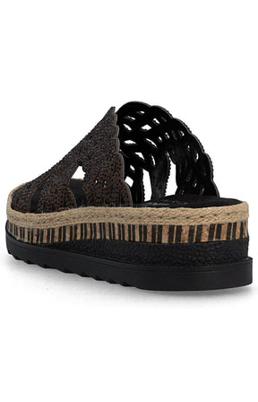Rieker Diamante Mule in Brown 
