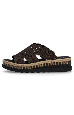 Rieker Diamante Mule in Brown 