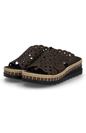 Rieker Diamante Mule in Brown 