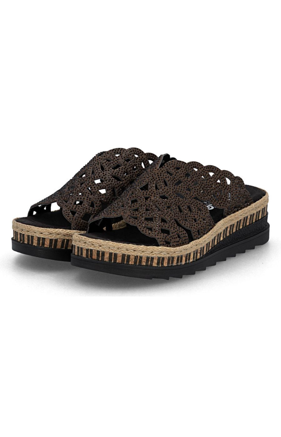Rieker Diamante Mule in Brown 