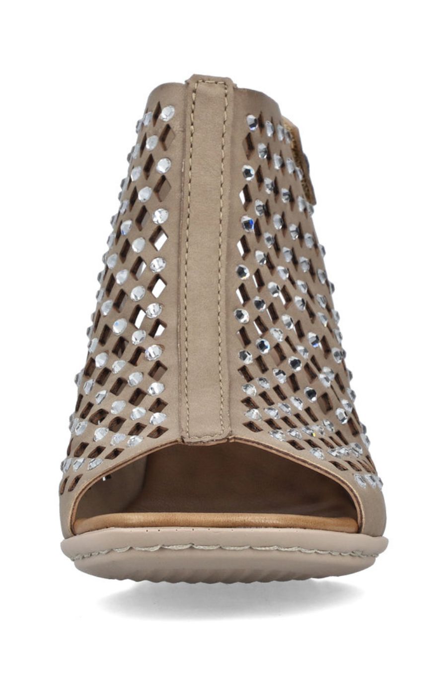 Rieker Diamante Sandals in Taupe 