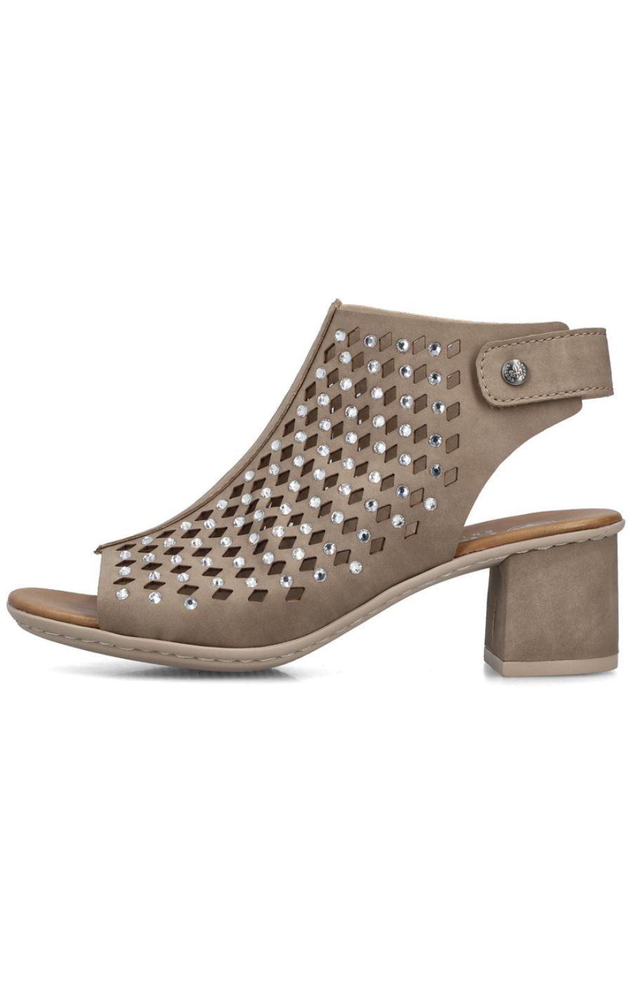 Rieker Diamante Sandals in Taupe 