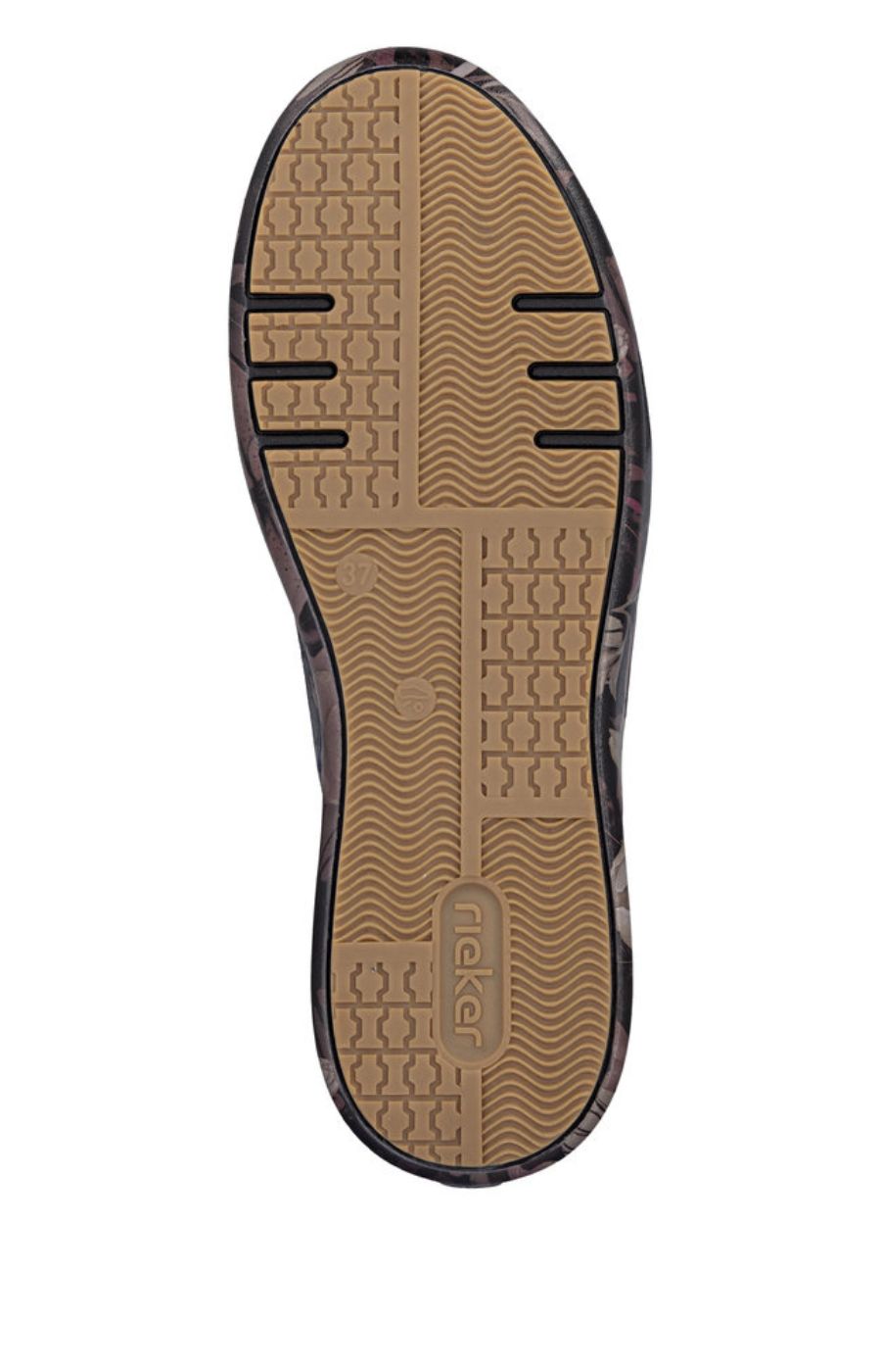 Rieker Flatform Floral Trainer 