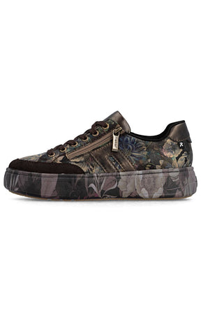 Rieker Flatform Floral Trainer 