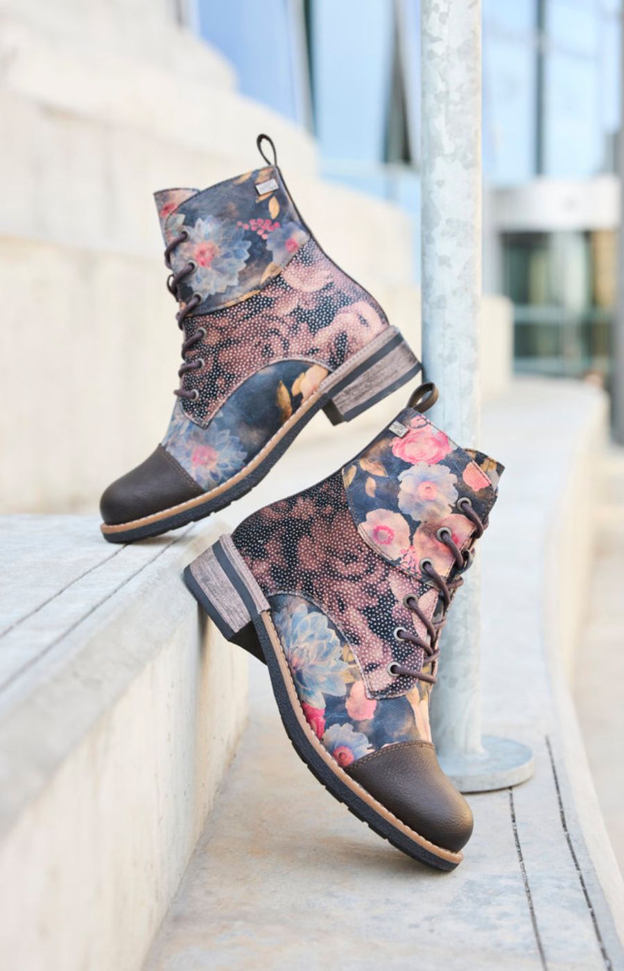 Rieker Floral Sparkle Boot