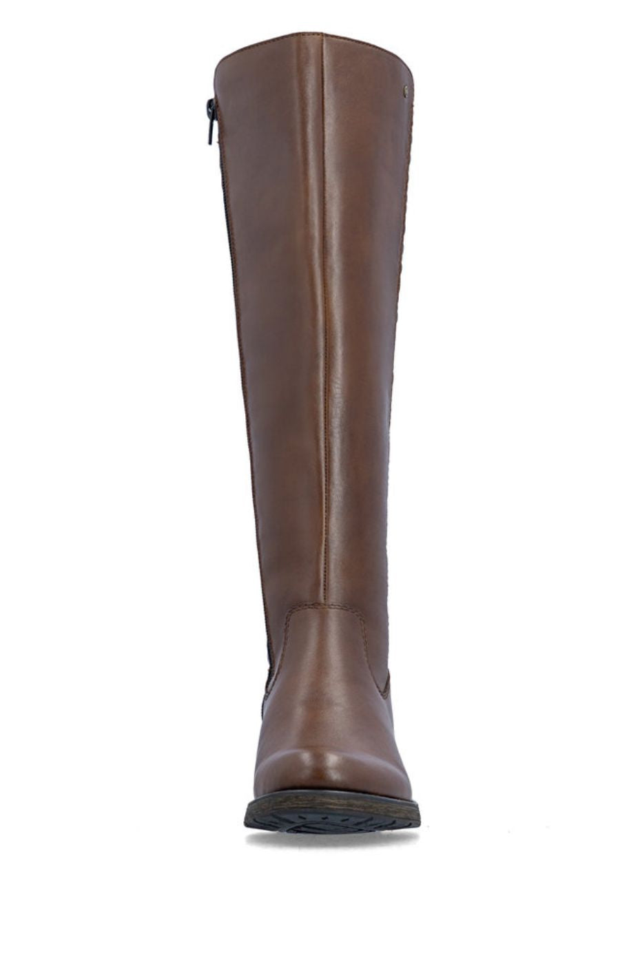 Rieker High Flat Boot in Brown 