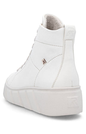Rieker High Top Trainer in Off White