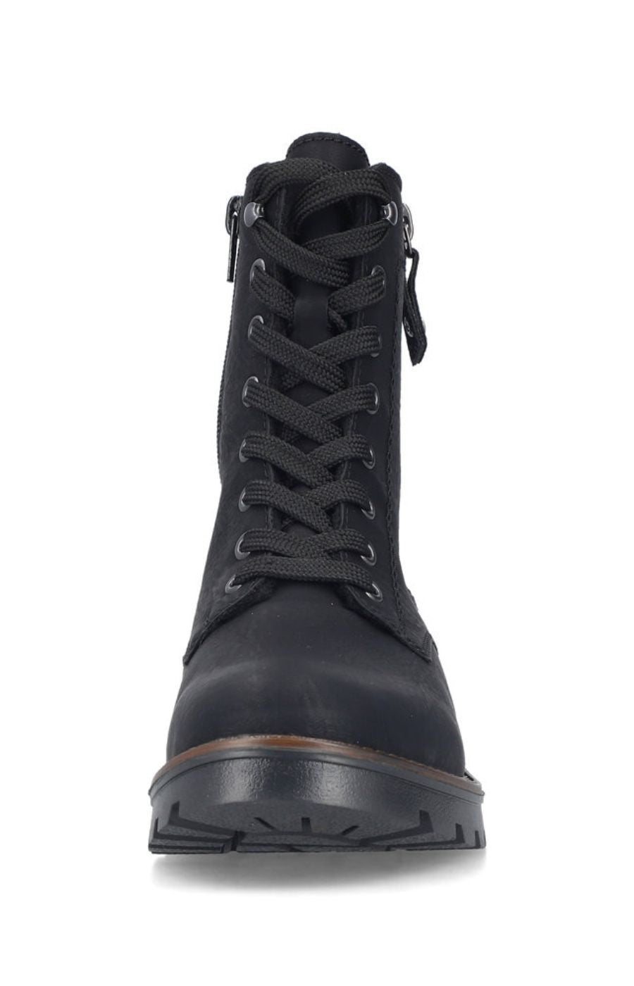 Rieker Lace Up Boot in Black 