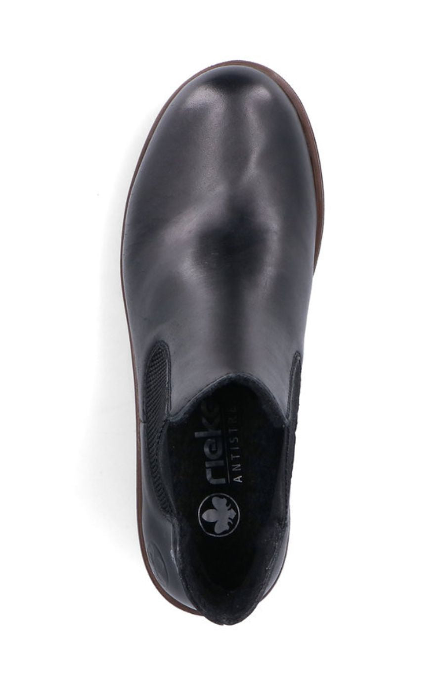 Rieker Leather Chelsea Boot in Black