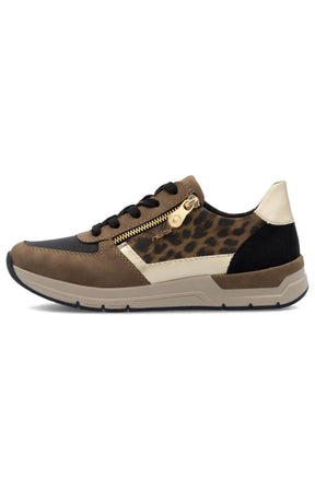 Rieker Leopard Print Trainer