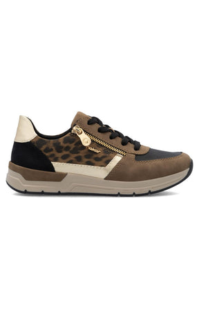 Rieker Leopard Print Trainer