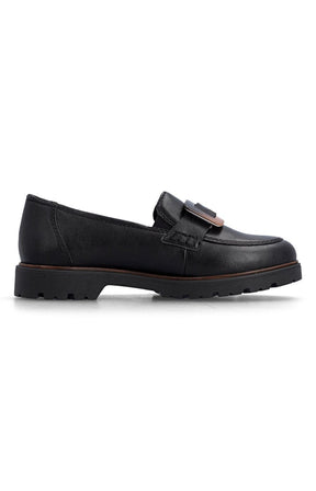 Rieker Loafer in Black 