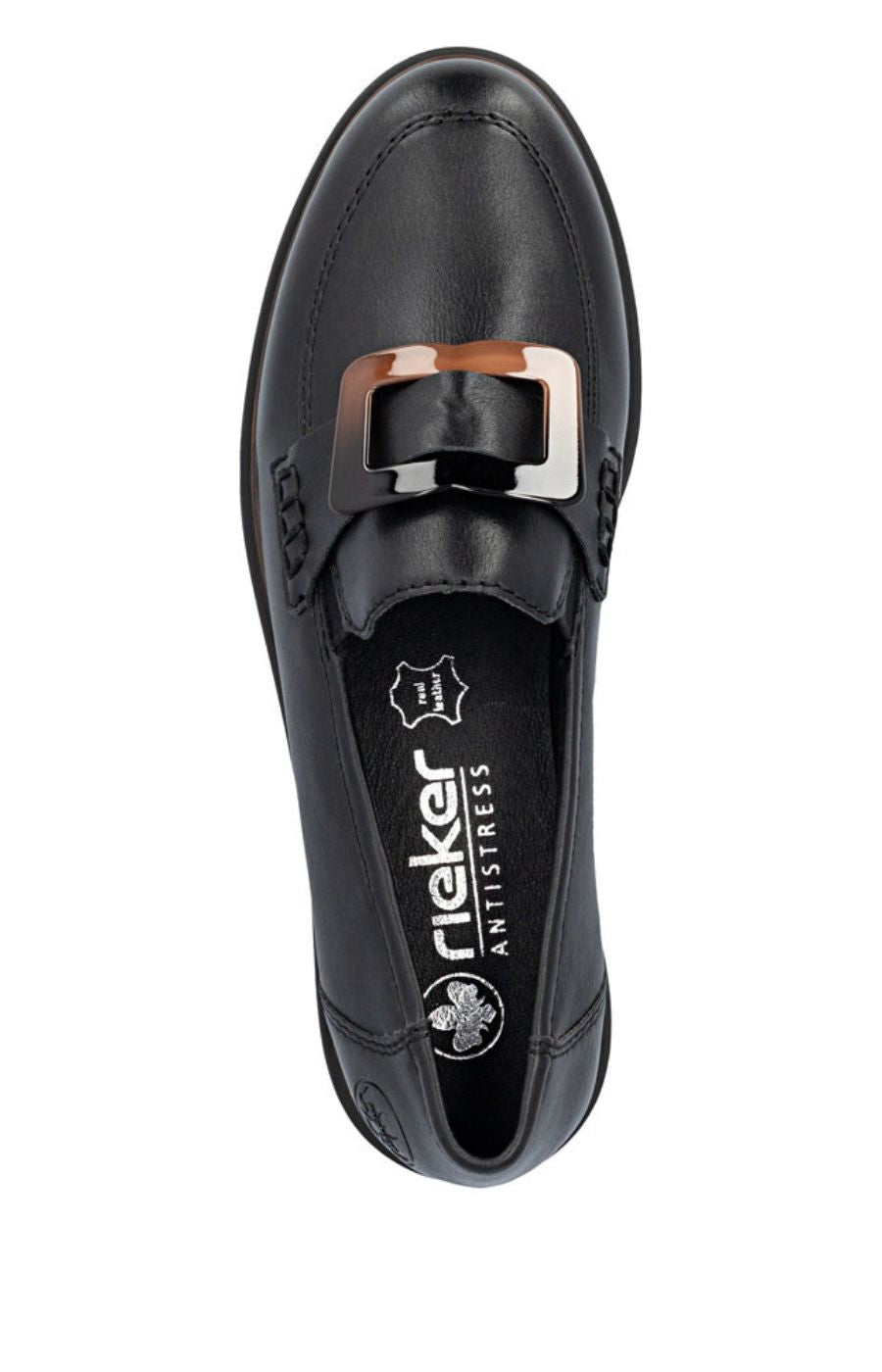 Rieker Loafer in Black 