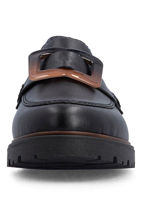 Rieker Loafer in Black 