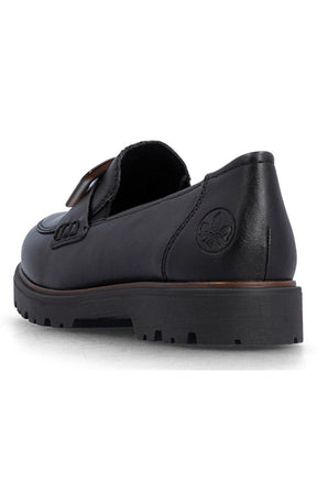 Rieker Loafer in Black 