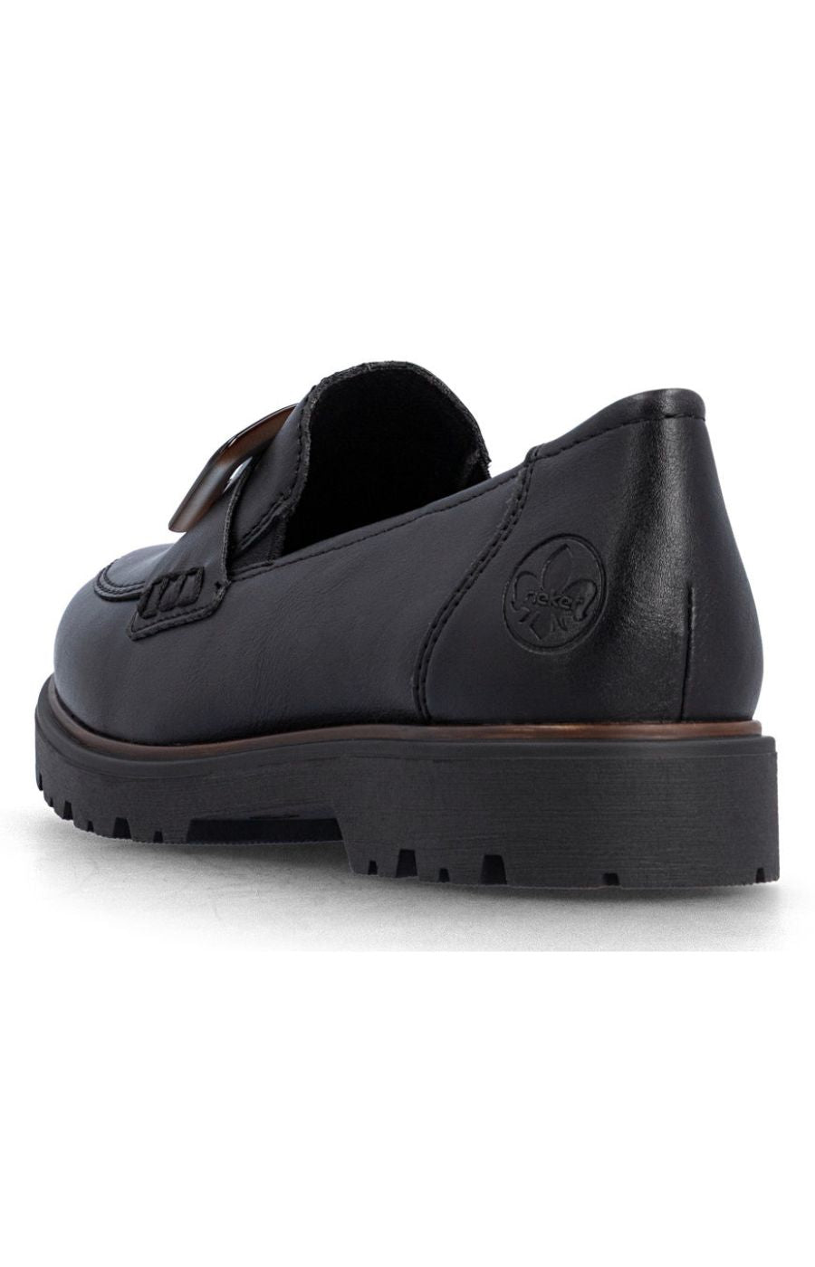 Rieker Loafer in Black 