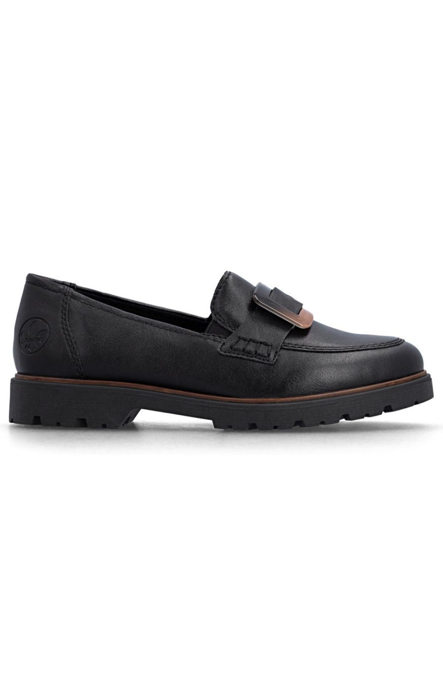 Rieker Loafer in Black 
