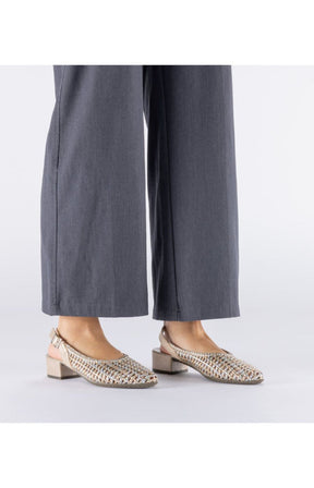 Rieker Metallic Sling Back Shoe 