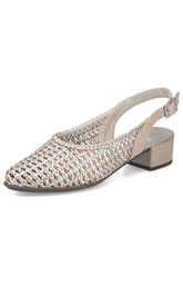 Rieker Metallic Sling Back Shoe 