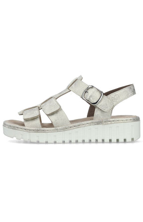 Rieker Metallic Strappy Sandal