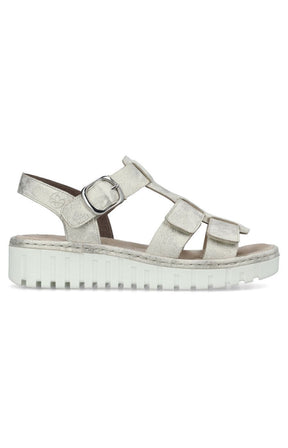 Rieker Metallic Strappy Sandal