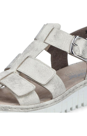 Rieker Metallic Strappy Sandal