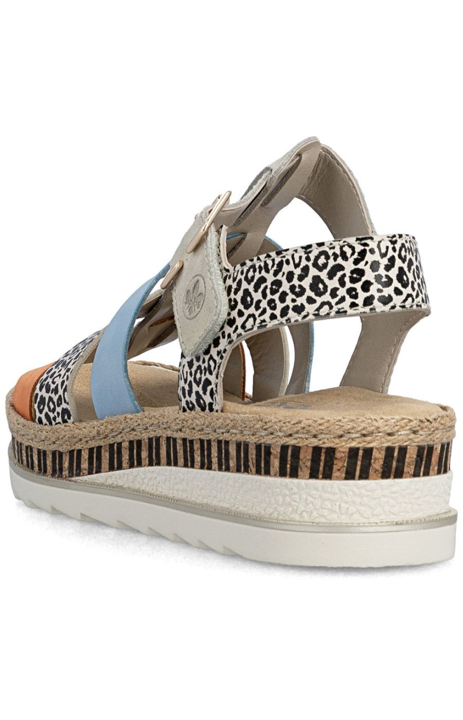 Rieker Multi Coloured Strap Sandal 