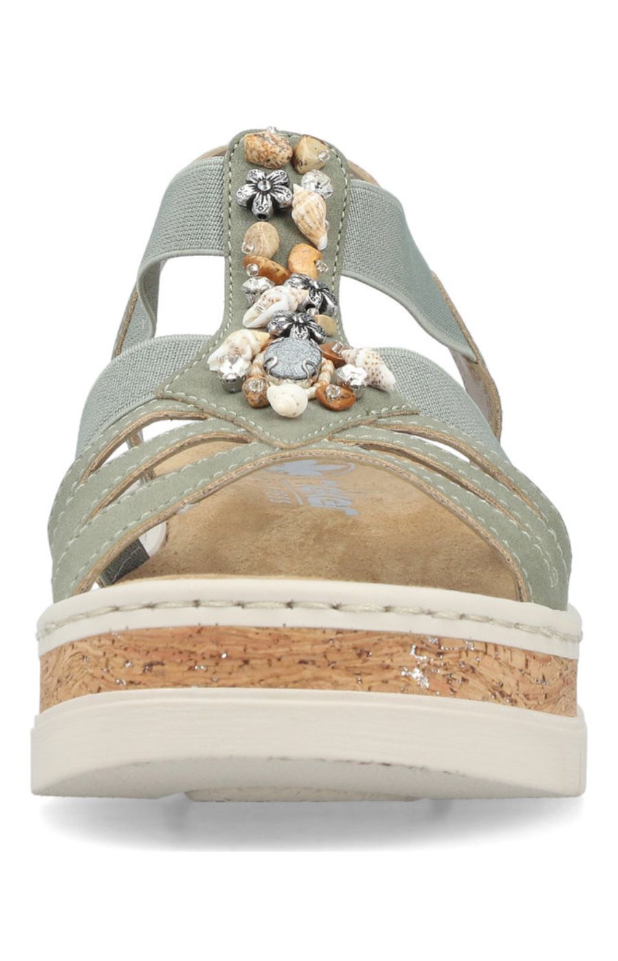 Rieker Seashell Sandal in Khaki 