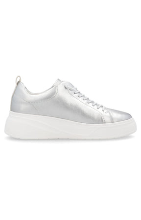 Rieker Silver Trainer with Platform Sole