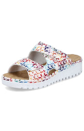 Rieker Slip On Sandal in Multicolour