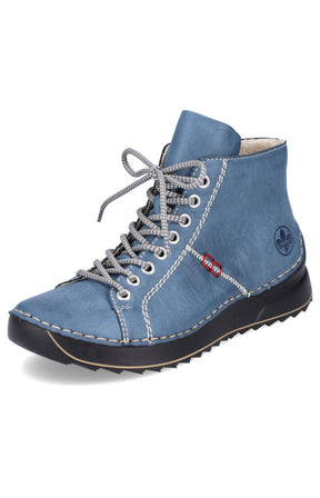 Rieker Stitch Boot in Blue